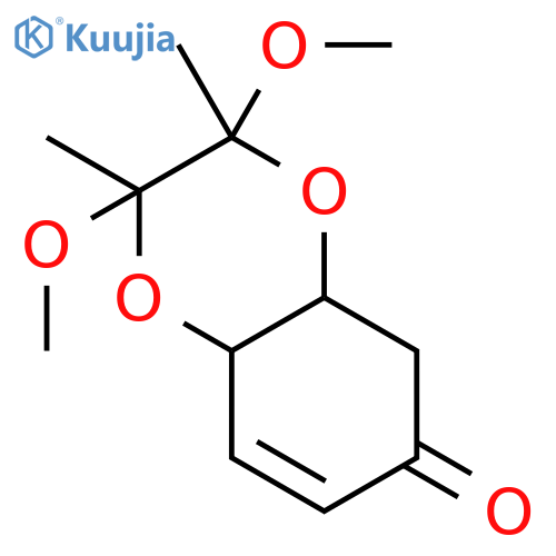 (2S,3S,4aR,8aR)-2,3,4a,8a-Tetrahydro-2,3-dimethoxy-2,3-dimethyl-1,4-benzodioxin-6(5H)-one structure