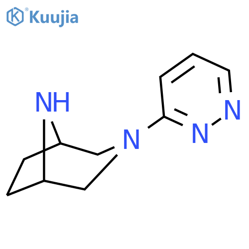 3,8-Diazabicyclo[3.2.1]octane,3-(3-pyridazinyl)- structure