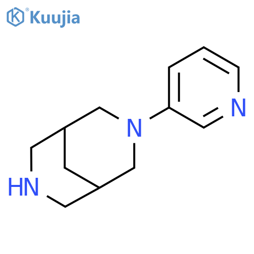 3,7-Diazabicyclo[3.3.1]nonane, 3-(3-pyridinyl)- structure