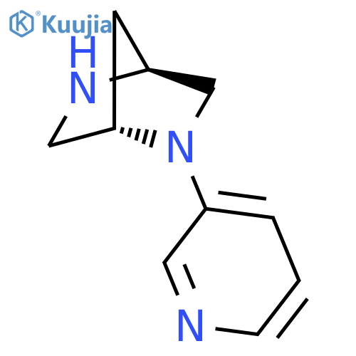 2,5-Diazabicyclo[2.2.1]heptane,2-(3-pyridinyl)-, (1S,4S)- structure
