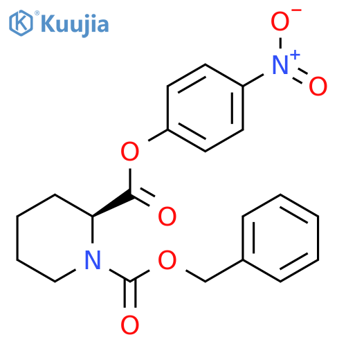 1,2-Piperidinedicarboxylic acid, 2-(4-nitrophenyl) 1-(phenylmethyl) ester, (S)- (9CI) structure