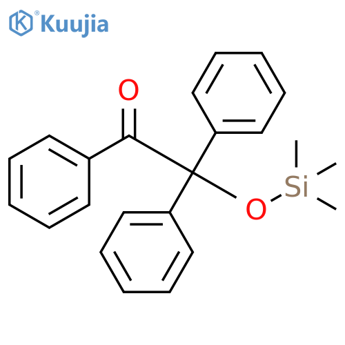 Ethanone, 1,2,2-triphenyl-2-[(trimethylsilyl)oxy]- structure
