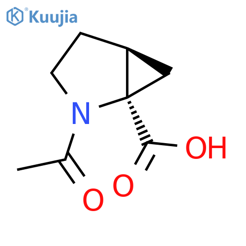 2-Azabicyclo[3.1.0]hexane-1-carboxylic acid, 2-acetyl-, (1R,5S)-  structure