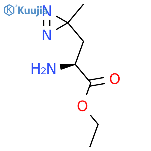 3H-Diazirine-3-propanoic acid, α-amino-3-methyl-, ethyl ester, (αS)- structure