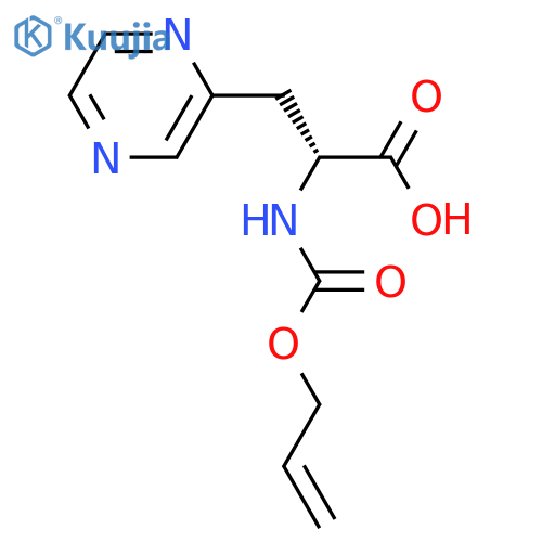 D-Phenylalanine, N-[(2-propen-1-yloxy)carbonyl]-  structure