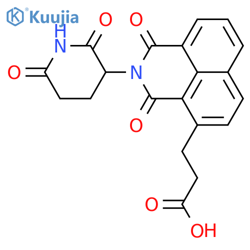 1H-Benz[de]isoquinoline-4-propanoic acid, 2-(2,6-dioxo-3-piperidinyl)-2,3-dihydro-1,3-dioxo-  structure