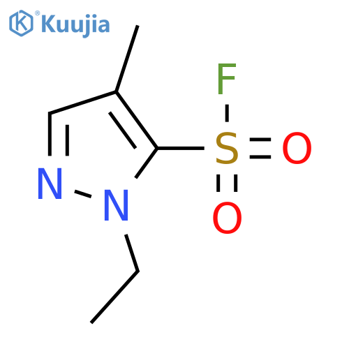 1H-Pyrazole-5-sulfonyl fluoride, 1-ethyl-4-methyl- structure