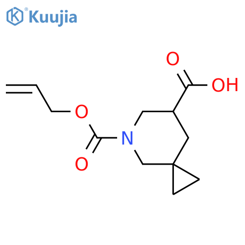 5-Azaspiro[2.5]octane-5,7-dicarboxylic acid, 5-(2-propen-1-yl) ester  structure