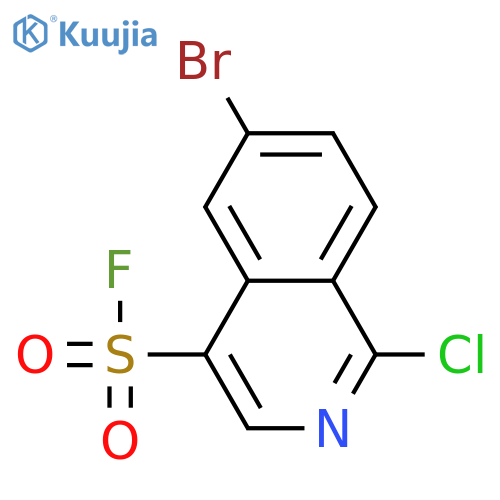 4-Isoquinolinesulfonyl fluoride, 6-bromo-1-chloro- structure