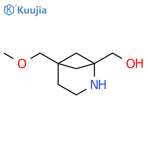 5-(Methoxymethyl)-2-azabicyclo[3.1.1]heptane-1-methanol structure