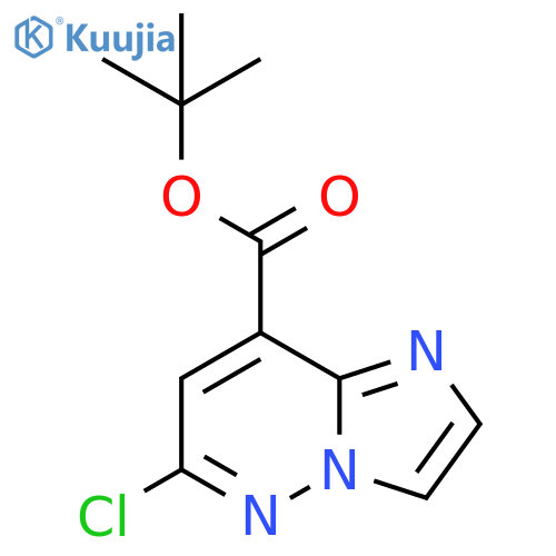 1,1-Dimethylethyl 6-chloroimidazo[1,2-b]pyridazine-8-carboxylate structure