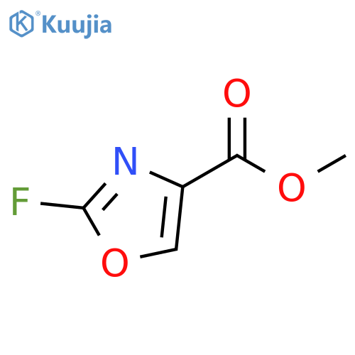 Methyl 2-fluoro-4-oxazolecarboxylate structure