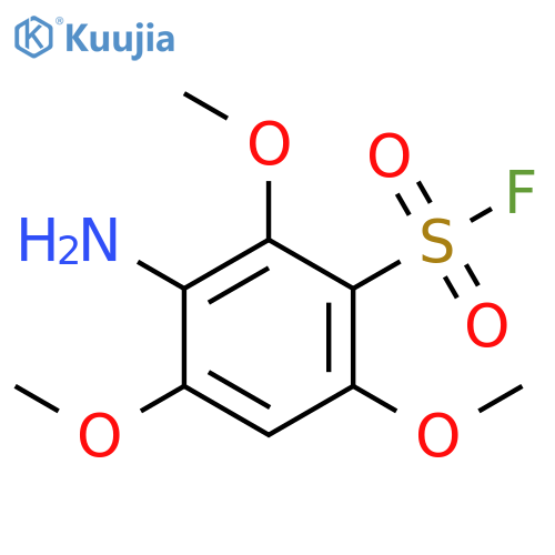 3-Amino-2,4,6-trimethoxybenzenesulfonyl fluoride structure