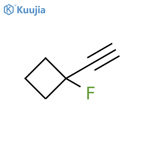 1-ethynyl-1-fluorocyclobutane structure