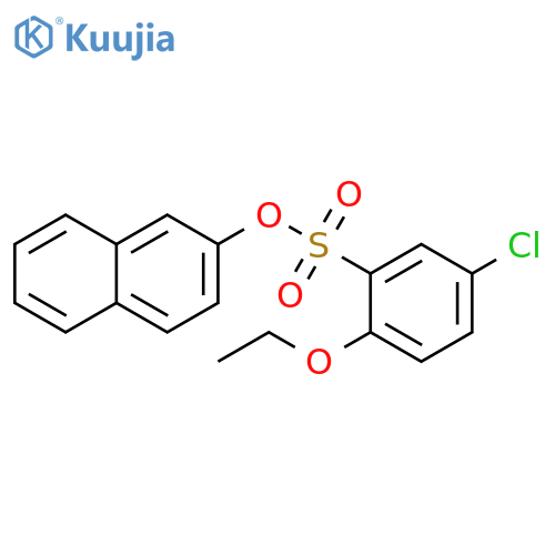 naphthalen-2-yl 5-chloro-2-ethoxybenzene-1-sulfonate structure