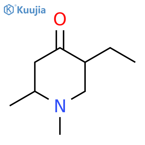 5-ethyl-1,2-dimethyl-4-Piperidinone structure