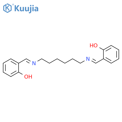 2-(1E)-({6-(E)-(2-hydroxyphenyl)methylideneaminohexyl}imino)methylphenol structure