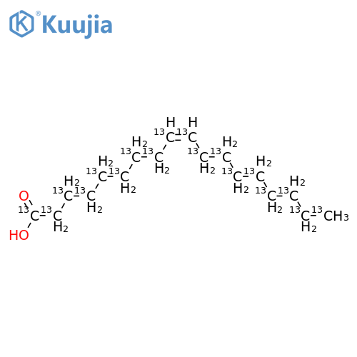 (9Z)-9-Octadecenoic-1,2,3,4,5,6,7,8,9,10,11,12,13,14,15,16,17,18-13C18 Acid structure