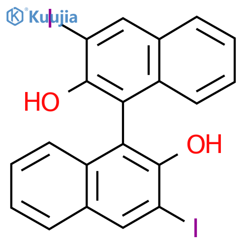 (S)-3,3'-Diiodo-[1,1'-binaphthalene]-2,2'-diol structure