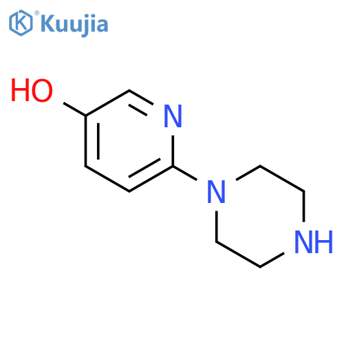 3-Pyridinol,6-(1-piperazinyl)- structure