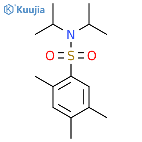 2,4,5-trimethyl-N,N-bis(propan-2-yl)benzene-1-sulfonamide structure