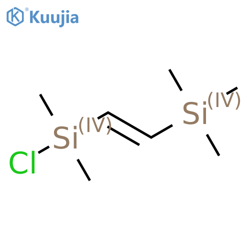 (E)-1-Chlorodimethylsilyl-2-trimethylsilylethylene structure