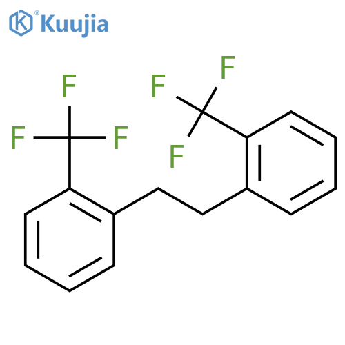 1,2-Bis(2-(trifluoromethyl)phenyl)ethane structure