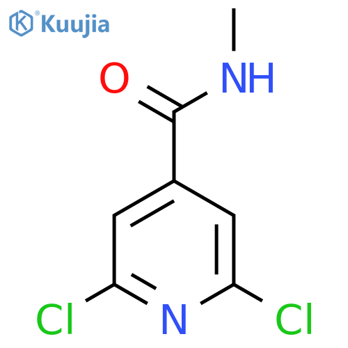 2,6-dichloro-N-methylpyridine-4-carboxamide structure