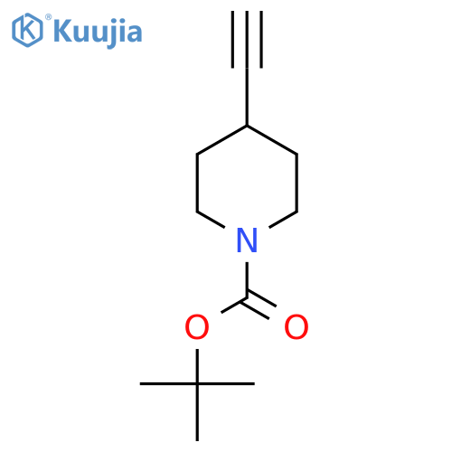 Tert-butyl 4-ethynylpiperidine-1-carboxylate structure
