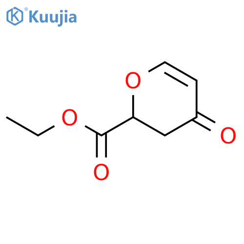 Ethyl 4-oxo-3,4-dihydro-2H-pyran-2-carboxylate structure
