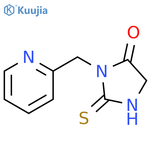 4-Imidazolidinone, 3-(2-pyridinylmethyl)-2-thioxo- structure