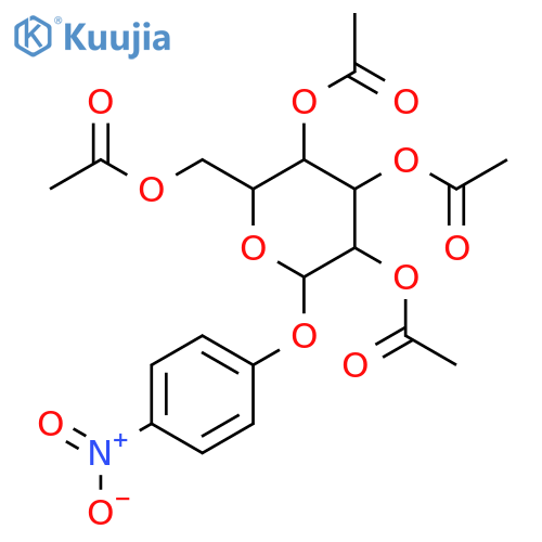 p-Nitrophenyl 2,3,4,6-Tetra-O-acetyl-b-D-galactopyranoside structure