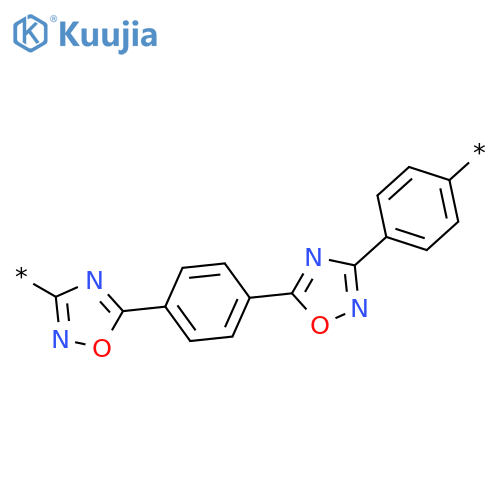 Poly(1,2,4-oxadiazole-3,5-diyl-1,4-phenylene-1,2,4-oxadiazole-5,3-diyl-1,4-phenylene) structure