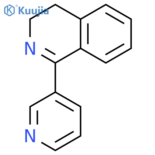 Isoquinoline, 3,4-dihydro-1-(3-pyridinyl)- structure