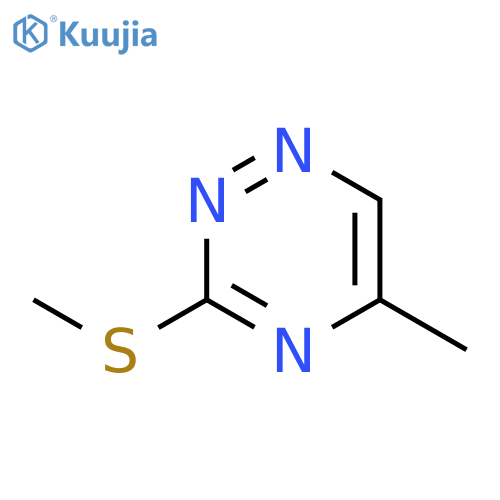 5-Methyl-3-(methylthio)-1,2,4-triazine structure