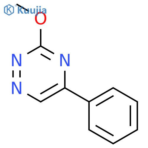 1,2,4-Triazine,3-methoxy-5-phenyl- structure