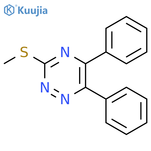 1,2,4-Triazine,3-(methylthio)-5,6-diphenyl- structure