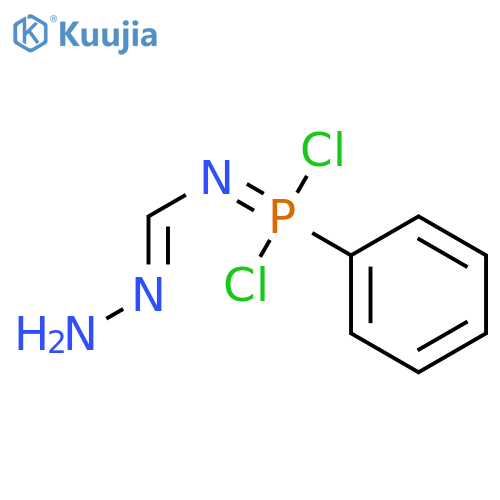 Phosphonimidicdichloride, N-(aminoiminomethyl)-P-phenyl- structure
