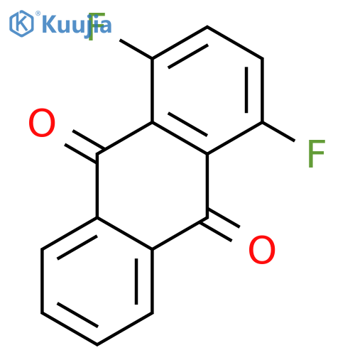 1,4-Difluoroanthraquinone structure