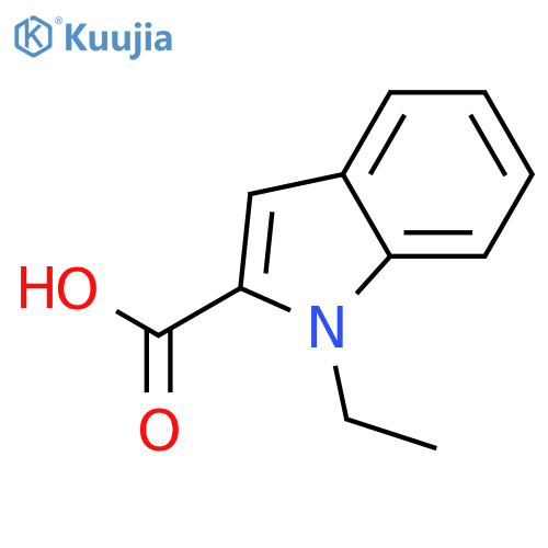 1-ethyl-1H-Indole-2-carboxylic acid structure