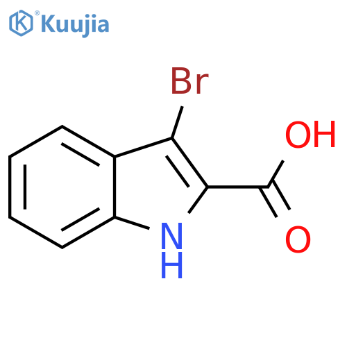 3-Bromoindole-2-carboxylic acid structure