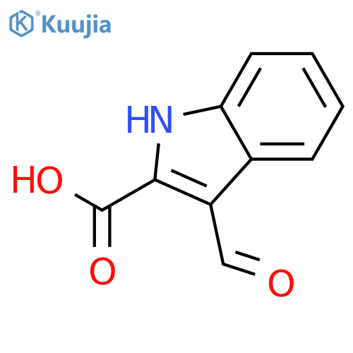 3-Formyl-1H-indole-2-carboxylic acid structure