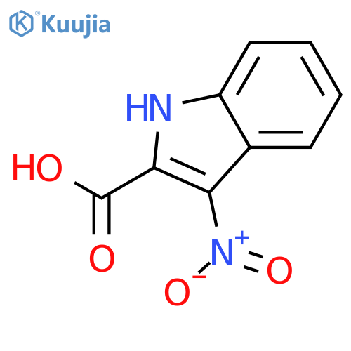 3-nitro-1H-indole-2-carboxylic Acid structure