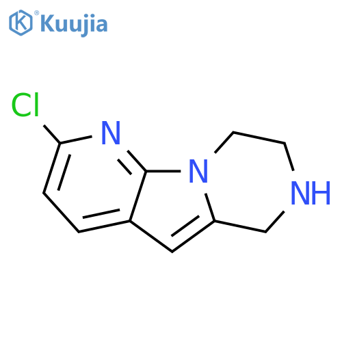 4-chloro-1,3,11-triazatricyclo7.4.0.0,2,7trideca-2,4,6,8-tetraene structure