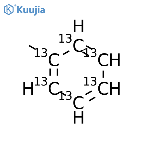 Toluene-13C6 structure