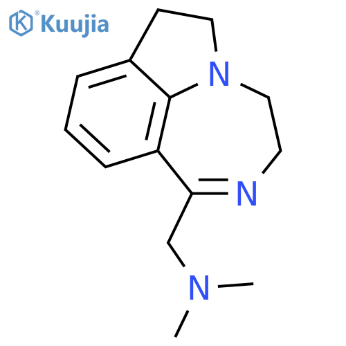 7-((Dimethylamino)methyl)-1,2,3,4-tetrahydropyrrolo(3,2,1-jk)(1,4)benzodiazepine structure