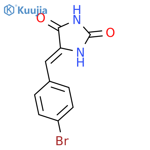 2,4-Imidazolidinedione, 5-[(4-bromophenyl)methylene]- structure