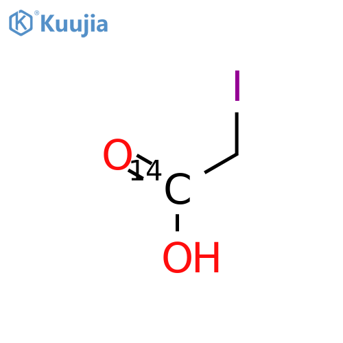 Acetic-1-14C acid,2-iodo- (8CI,9CI) structure