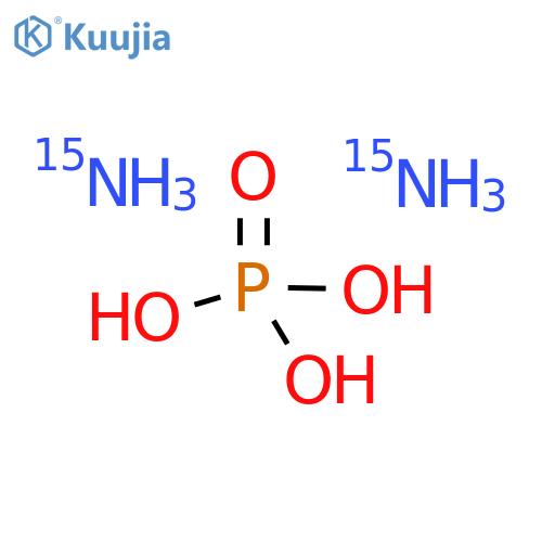 Phosphoric acid,mono(ammonium-15N) salt (9CI) structure