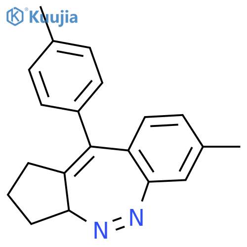 7-methyl-10-(4-methylphenyl)-1,2,3,3a-tetrahydrocyclopenta[c][1,2]benzodiazepine structure